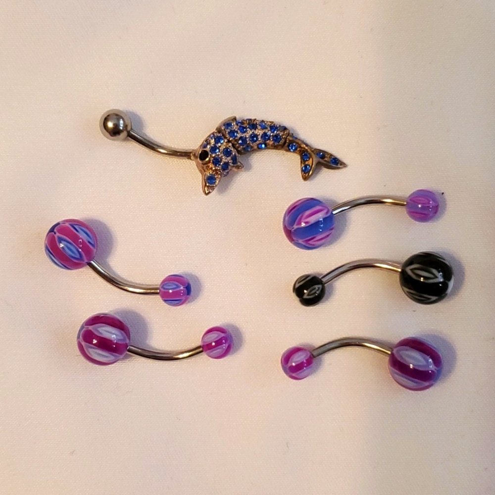 7 cute belly button rings